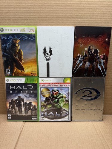 Halo bundle xbox game lot - xbox,